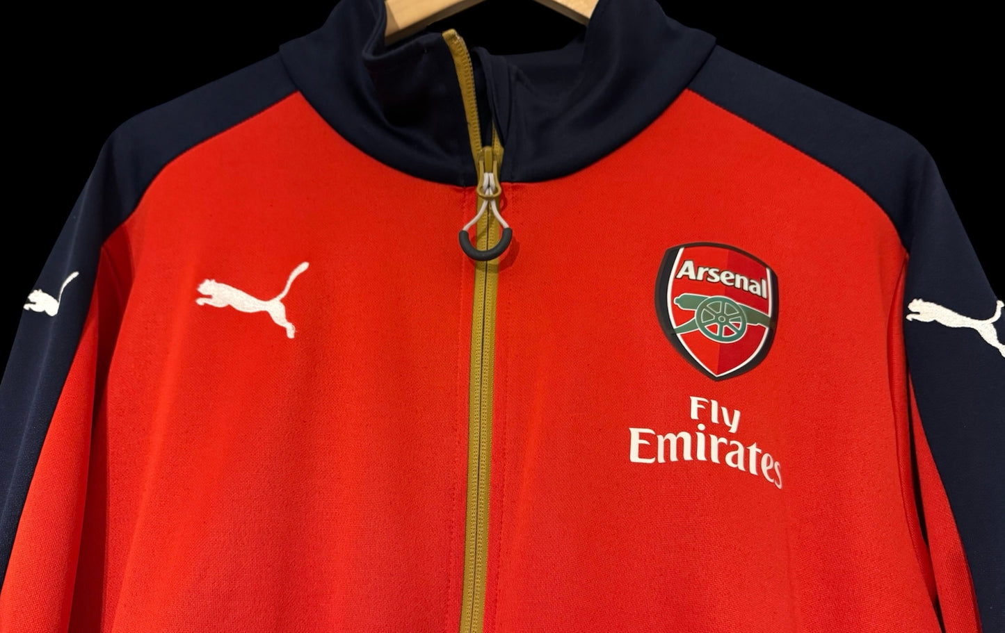Arsenal Puma Full-Zip Track Jacket – Red/Navy