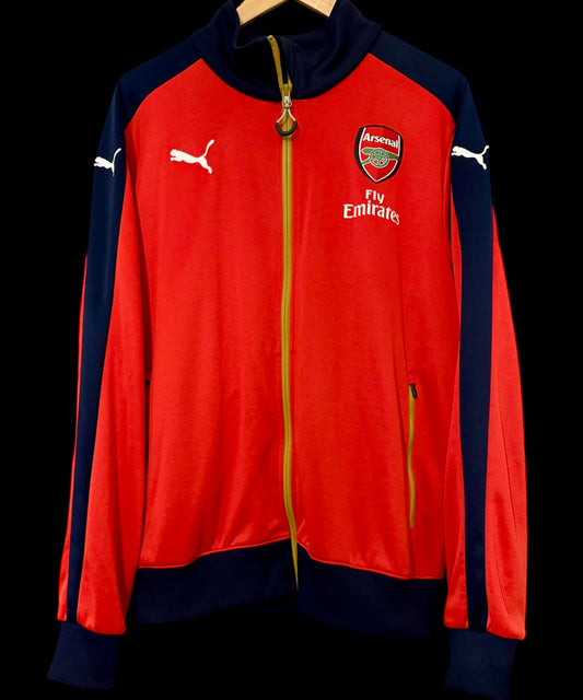 Arsenal Puma Full-Zip Track Jacket – Red/Navy