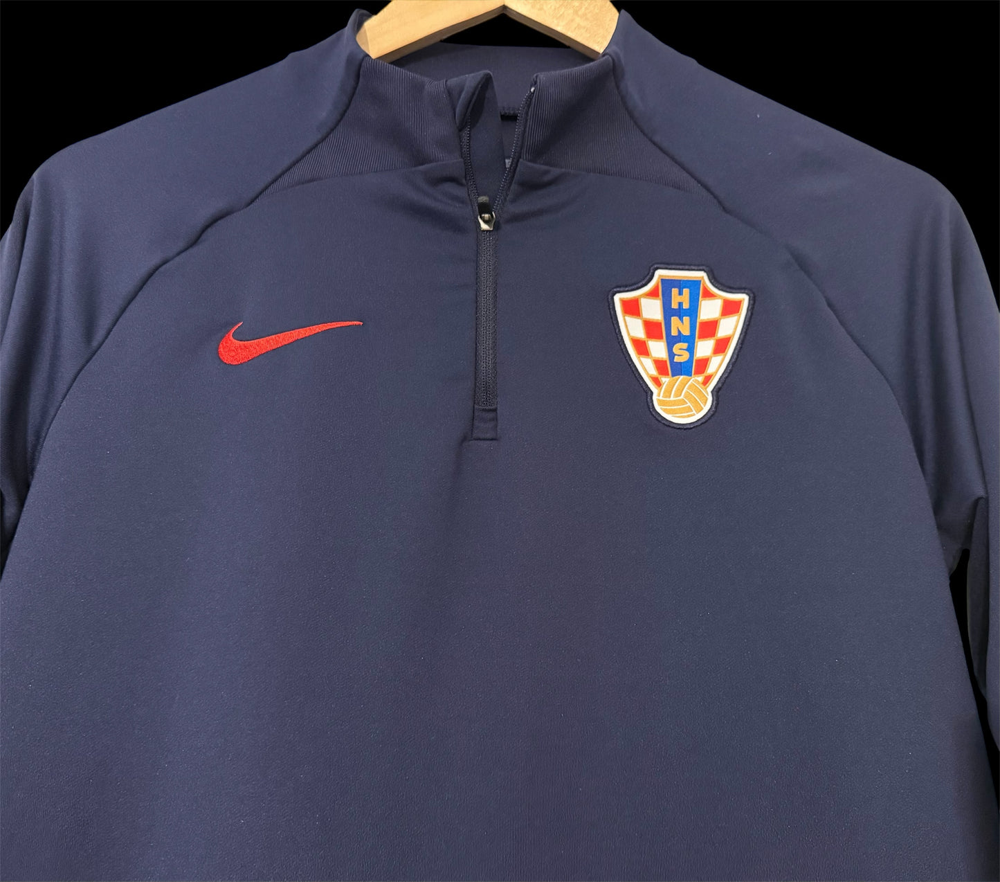 Croatia National Team Nike Training Top – Navy/Blue (Quarter-Zip)