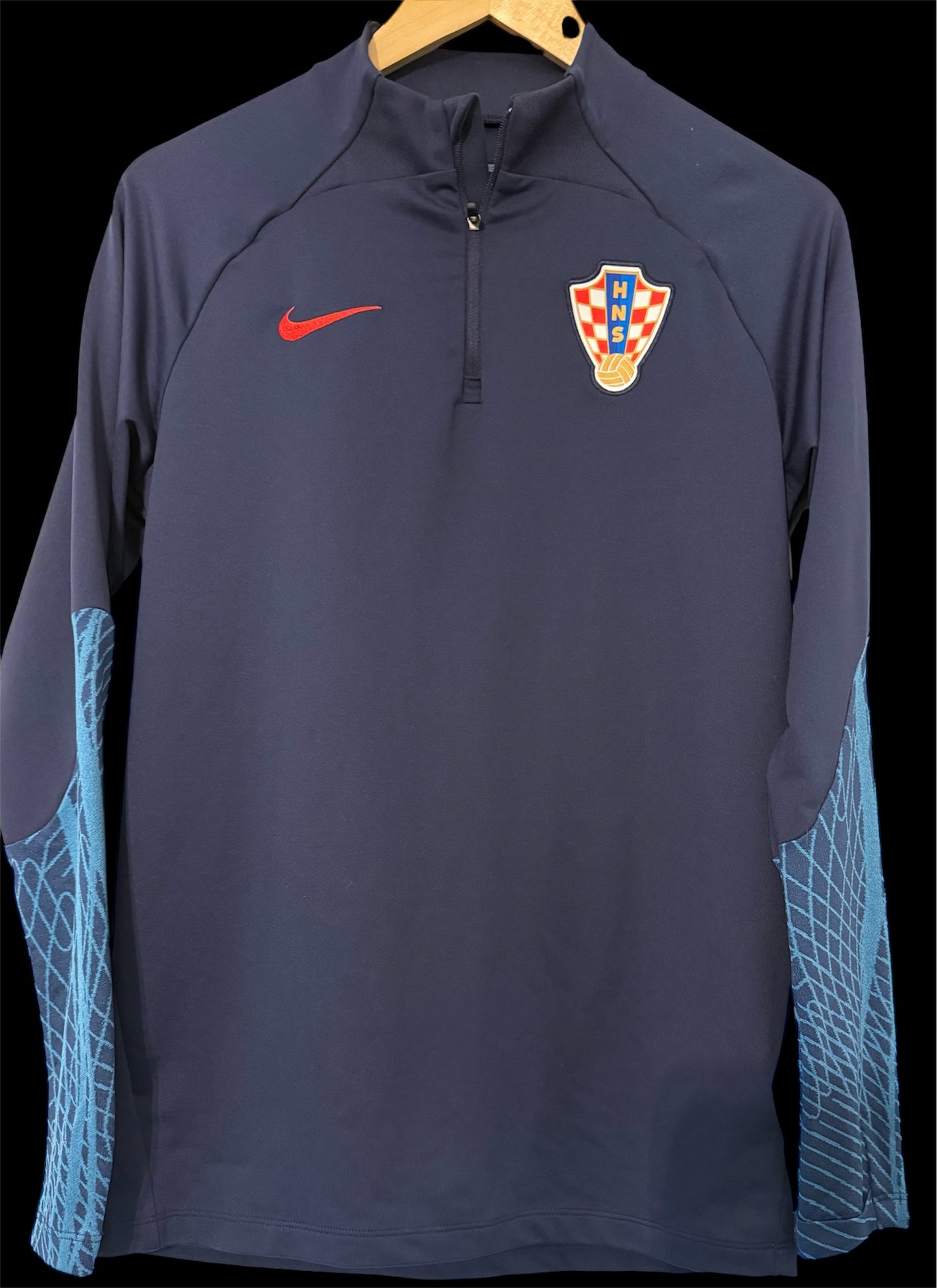 Croatia National Team Nike Training Top – Navy/Blue (Quarter-Zip)
