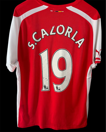 Arsenal 2014/15 Home Shirt – Santi Cazorla #19